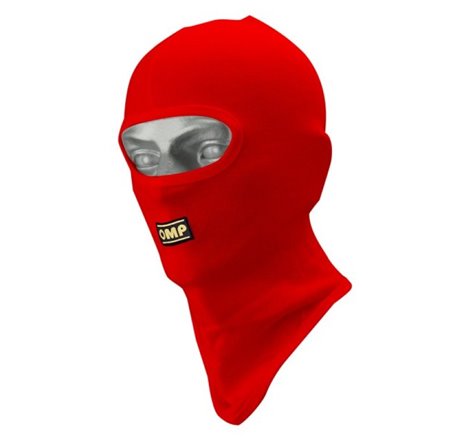 OMP Open Face Balaclava Red