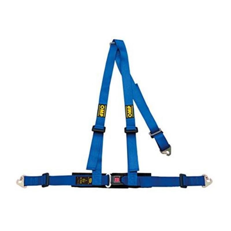 OMP 3 Point Harness - Blue