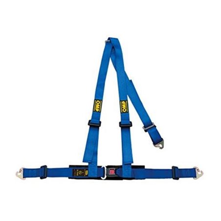 OMP 3 Point Harness - Blue