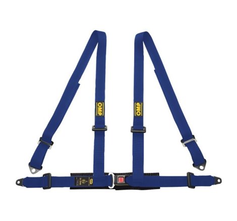 OMP 4 Point Harness - Blue