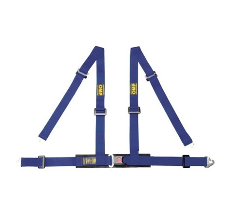 OMP 4 Point Harness - Blue