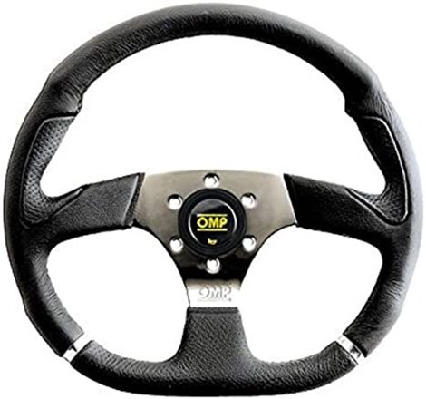 OMP Cromo Steering Wheel w/ 3 Steel Spokes Supplied