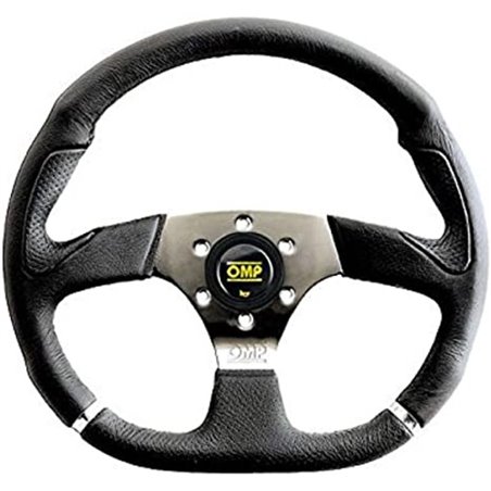 OMP Cromo Steering Wheel w/ 3 Steel Spokes Supplied