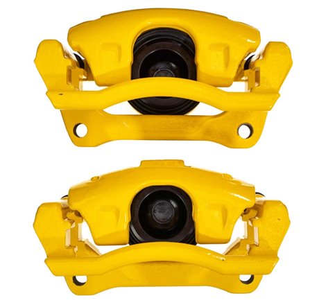 Power Stop 09-14 Volkswagen Routan Front Yellow Caliper w/Bracket (Pair)