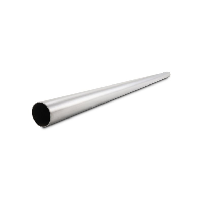 Vibrant 1.875in OD 304 Stainless Steel Brushed Straight Tubing