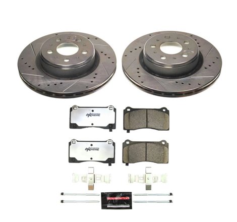 Power Stop 17-21 Tesla 3 Front Z26 Street Brake Kit