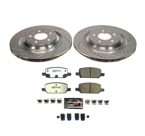 Power Stop 17-21 Tesla 3 Rear Z26 Street Brake Kit