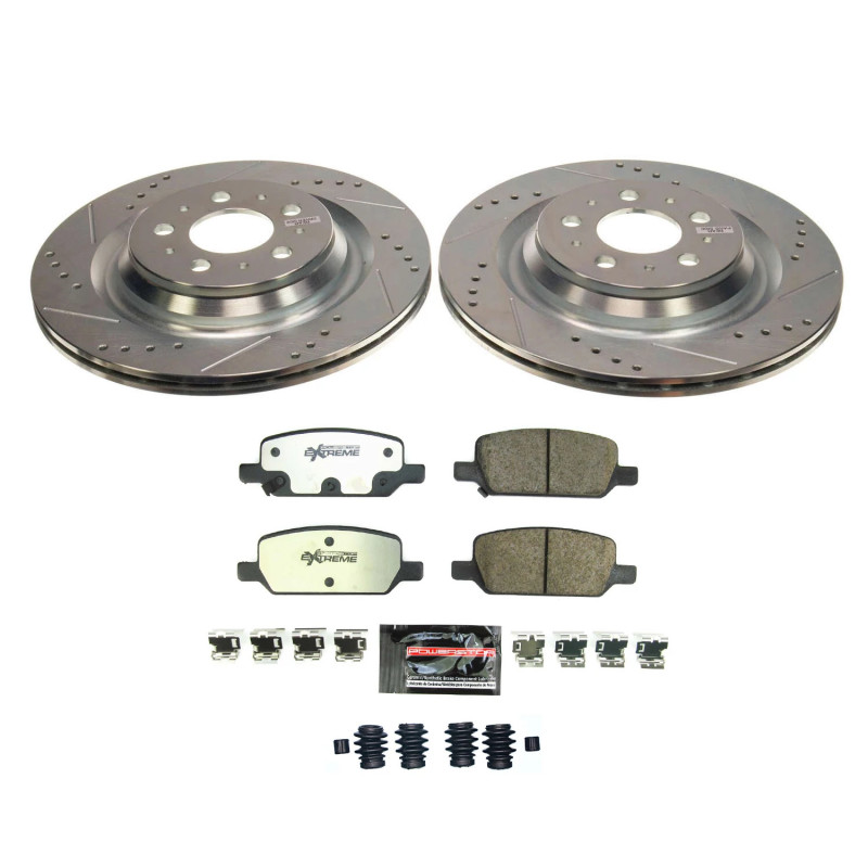 Power Stop 17-21 Tesla 3 Rear Z26 Street Brake Kit