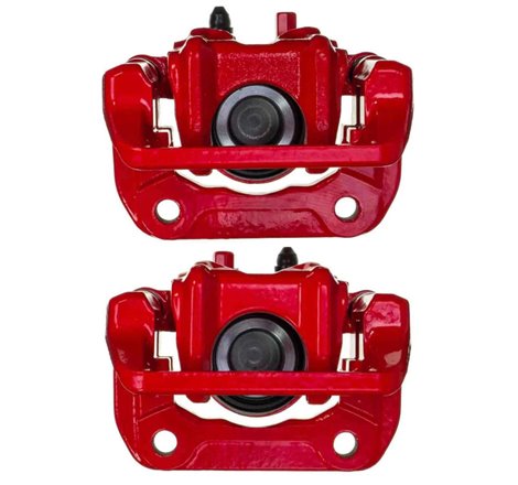 Power Stop 07-11 Honda CR-V Rear Red Caliper w/Bracket (Pair)