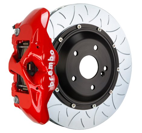 Brembo 08-13 BMW M3 (E90/E92/E93) Rear GT BBK 4 Piston Cast 380x28 2pc Rotor Slotted Type-3-Red