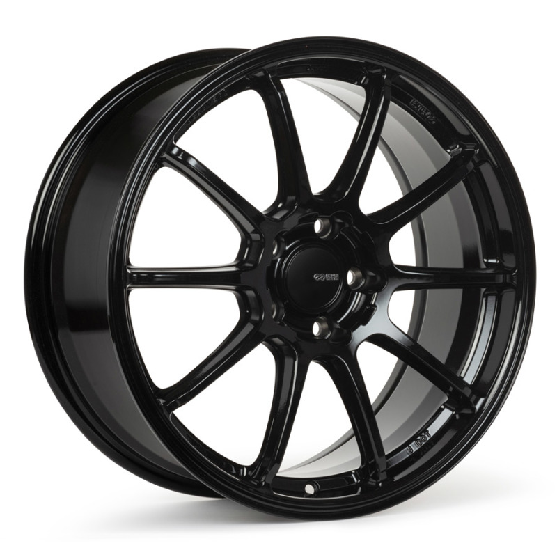 Enkei Triumph 18x8 5x100 45mm Offset 72.6mm Bore Gloss Black Wheel