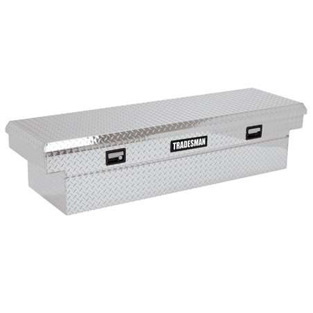 Tradesman Aluminum Single Lid Cross Bed Truck Tool Box (70in.) - Brite