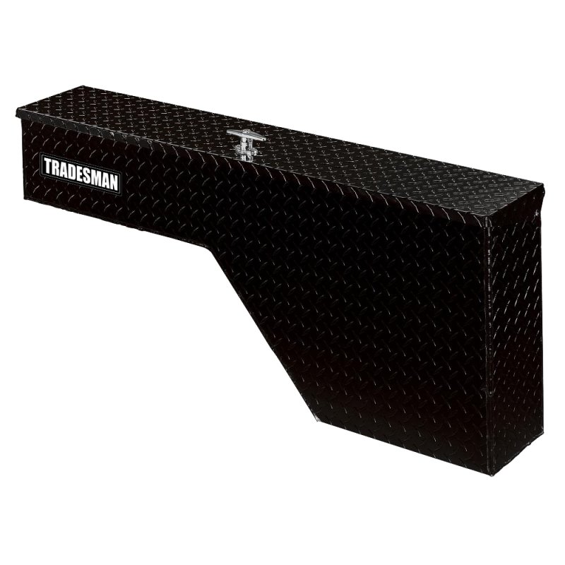 Tradesman Aluminum Fender Well Truck Tool Box (48in.) - Black