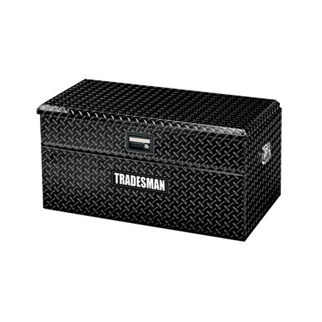 Tradesman Aluminum Flush Mount Truck Tool Box (36in.) - Black