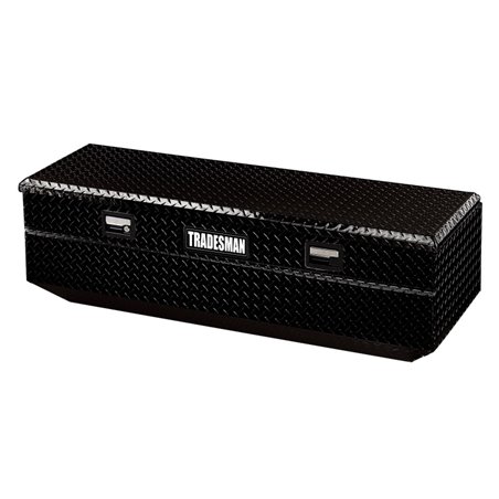 Tradesman Aluminum Flush Mount Truck Tool Box (56in.) - Black