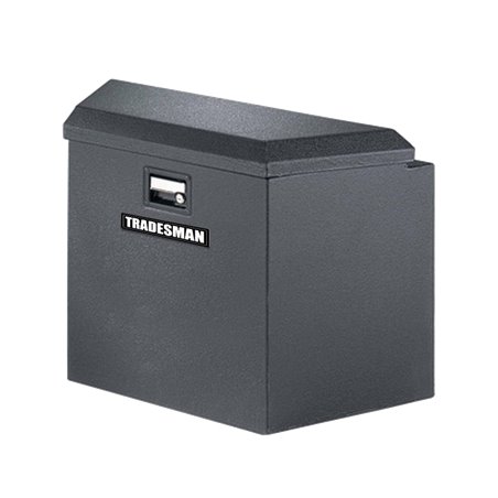 Tradesman Steel Trailer Tongue Storage Box (16in.) - Black