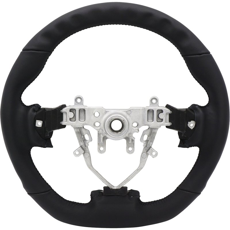 BLOX Racing 08-14 Subaru Leather Steering Wheel Black Stitching