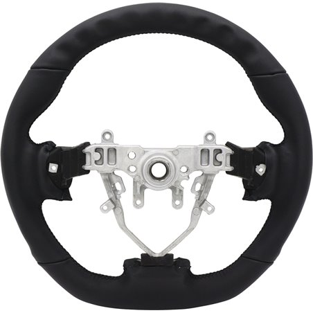 BLOX Racing 08-14 Subaru Leather Steering Wheel Black Stitching