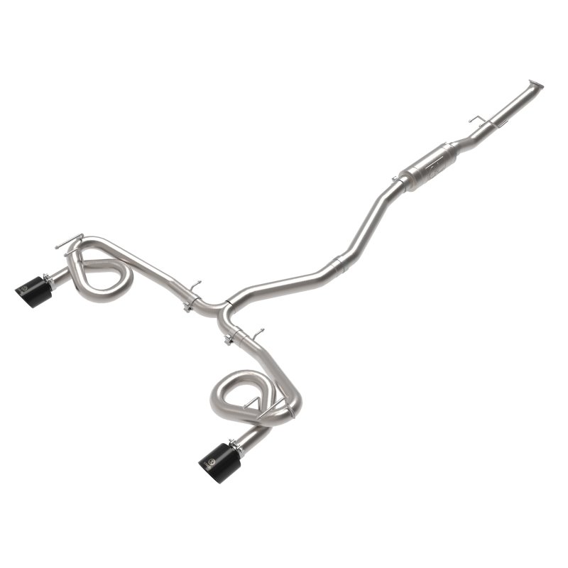 aFe 22-23 Honda Civic Si L4 1.5L (t) Takeda 2.5in to 3in 304 SS Cat-Back Exhaust w/ Black Tips