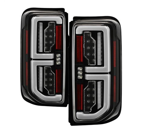 Spyder 21-23 Ford Bronco (Factory LED Model Only) LED Tail Lights - Black (ALT-YD-FB21LED-LED-BK)