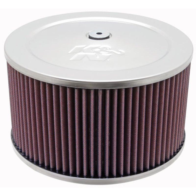 K&N Round Air Filter Assembly 5.125 in FLG / 9in OD / 6.375 in H w/ Vent