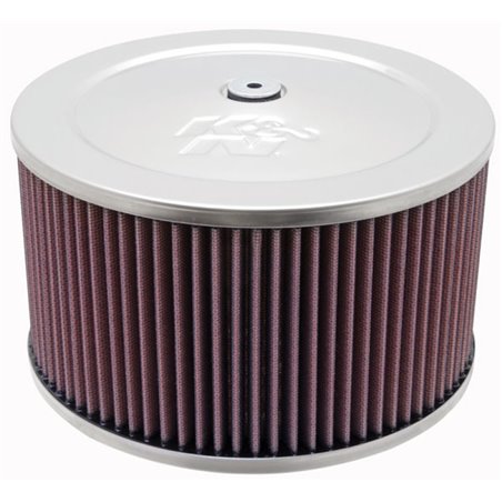 K&N Round Air Filter Assembly 5.125 in FLG / 9in OD / 6.375 in H w/ Vent