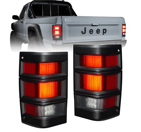 ORACLE Lighting Jeep Comanche MJ LED Tail Lights - Standard Red Lens