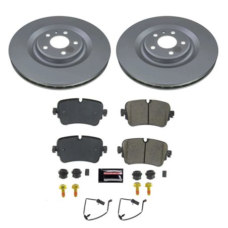 Power Stop 19-20 Audi A8 Quattro Rear Z23 Coated Brake Kit