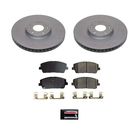 Power Stop 20-22 Hyundai Palisade Front Z17 Coated Brake Kit