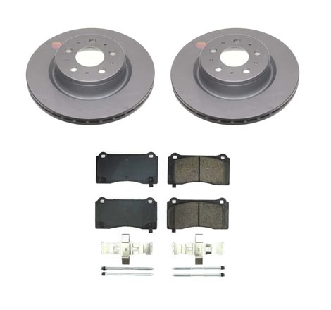 Power Stop 17-21 Tesla 3 Front Z17 Coated Brake Kit