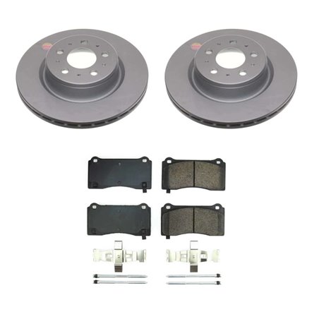 Power Stop 17-21 Tesla 3 Front Z17 Coated Brake Kit