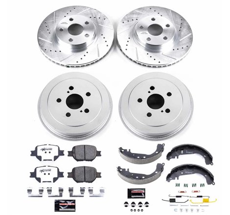 Power Stop 01-05 Toyota Celica Front & Rear Z26 Street Brake Kit