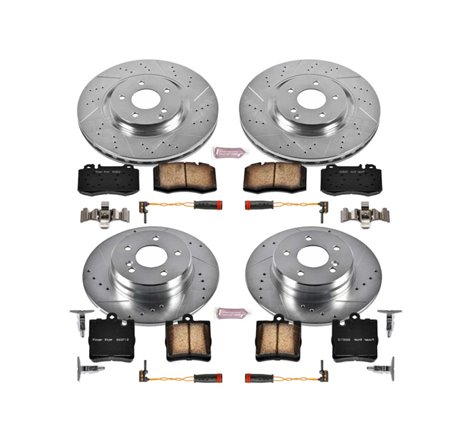 Power Stop 2004 Mercedes-Benz C230 Front & Rear Z23 Evolution Brake Kit