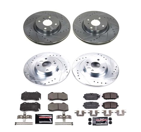 Power Stop 16-22 Mazda MX-5 Miata Front & Rear Z23 Evolution Brake Kit