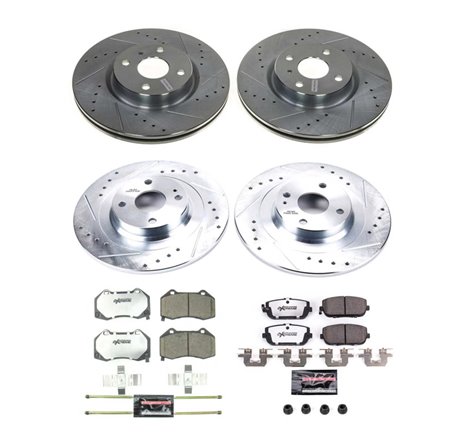 Power Stop 16-22 Mazda MX-5 Miata Front & Rear Z26 Street Brake Kit