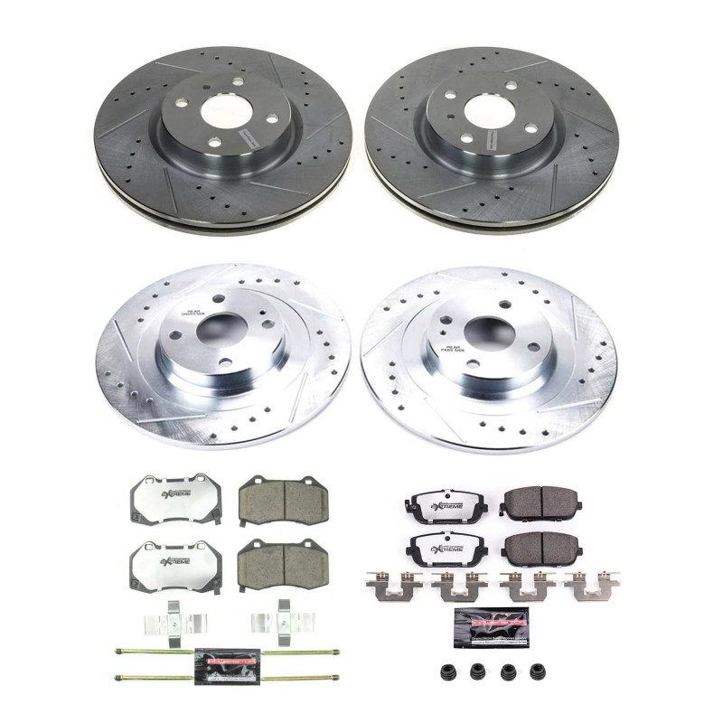 Power Stop 16-22 Mazda MX-5 Miata Front & Rear Z26 Street Brake Kit