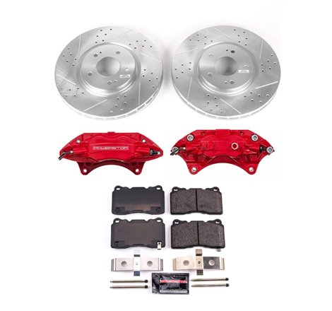 Power Stop 03-06 Mitsubishi Lancer Front Z23 Evolution Kit w/Calipers