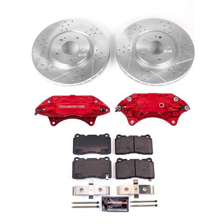 Power Stop 03-06 Mitsubishi Lancer Front Z23 Evolution Kit w/Calipers