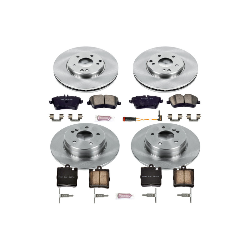 Power Stop 2003 Mercedes-Benz C230 Front & Rear Autospecialty Brake Kit