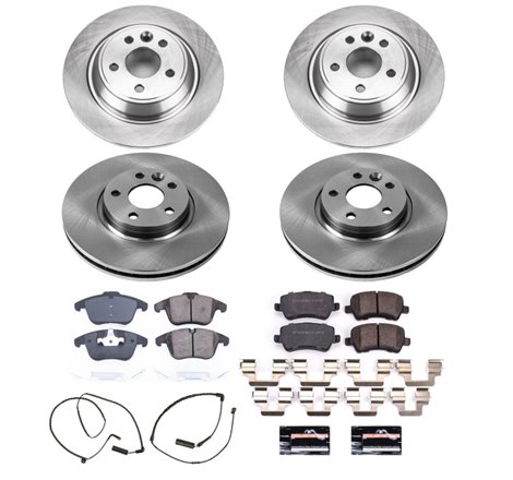 Power Stop 12-15 Land Rover Range Rover Evoque Front & Rear Autospecialty Brake Kit