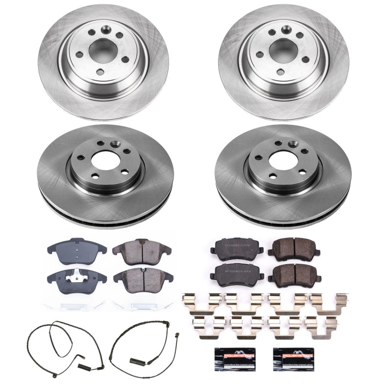 Power Stop 12-15 Land Rover Range Rover Evoque Front & Rear Autospecialty Brake Kit