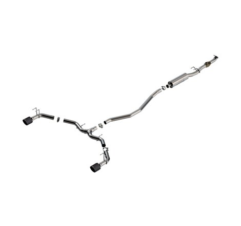 Borla 2023 Integra/22-23 Civic Si 1.5L 4 CYL. MT FWD 4DR 2.50in S-Type Catback Exhaust Carbon Fiber