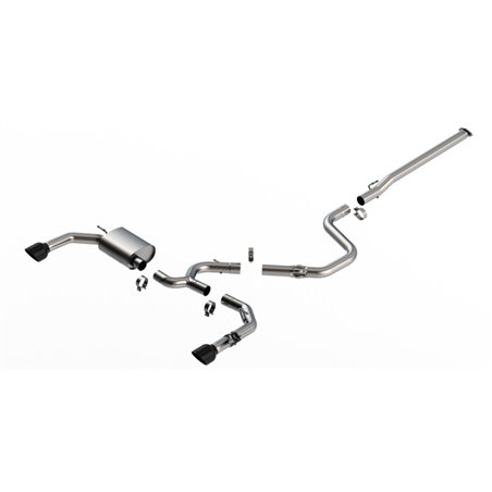 Borla 22-23 Hyundai Elantra N 2.0L 4 CYL. Turbo AT/MT ATAK Catback Exhaust Black Chrome