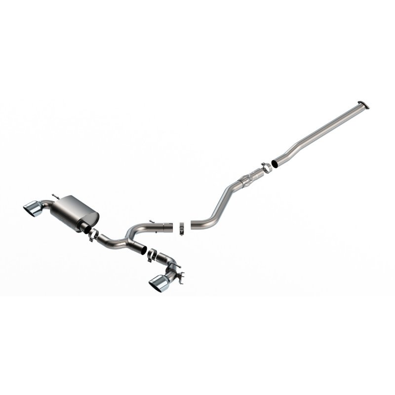 Borla 22-23 Hyundai Kona N 2.0L 4 CYL. Turbo AT/MT ATAK Catback Exhaust Bright Chrome