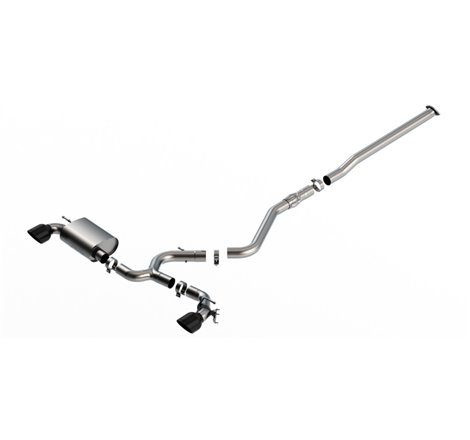 Borla 22-23 Hyundai Kona N 2.0L 4 CYL. Turbo AT/MT ATAK Catback Exhaust Black Chrome