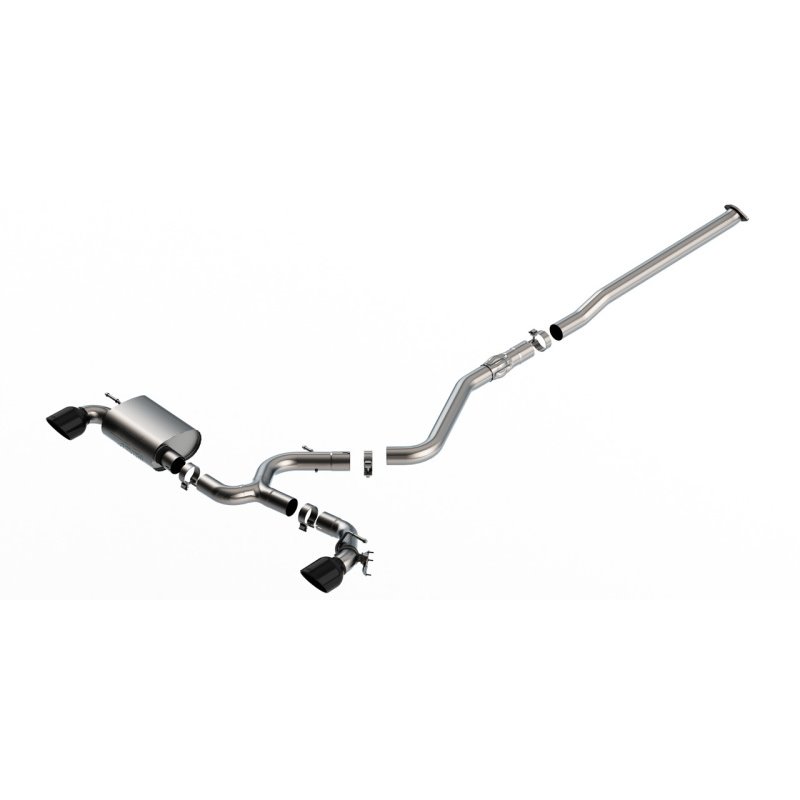 Borla 22-23 Hyundai Kona N 2.0L 4 CYL. Turbo AT/MT ATAK Catback Exhaust Black Chrome