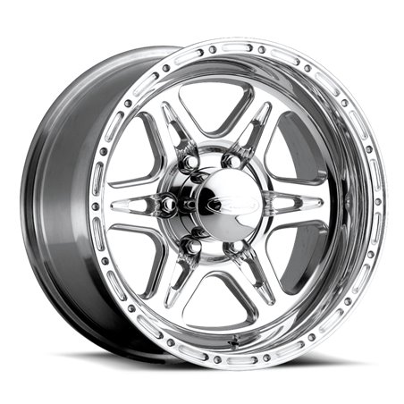 Raceline 886 Renegade 17x9in / 5x127 BP / 0mm Offset / 83.82mm Bore - Polished Wheel