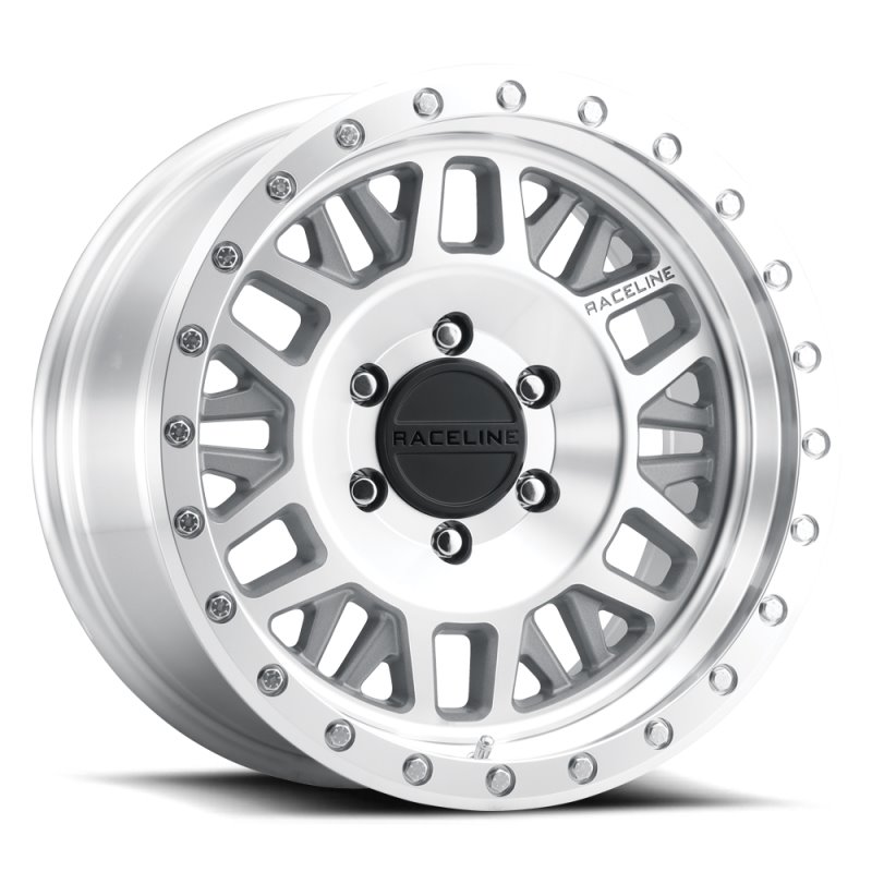 Raceline 951MC Ryno 17x8.5in / 6x139.7 BP / 0mm Offset / 106.1mm Bore - Machined Wheel