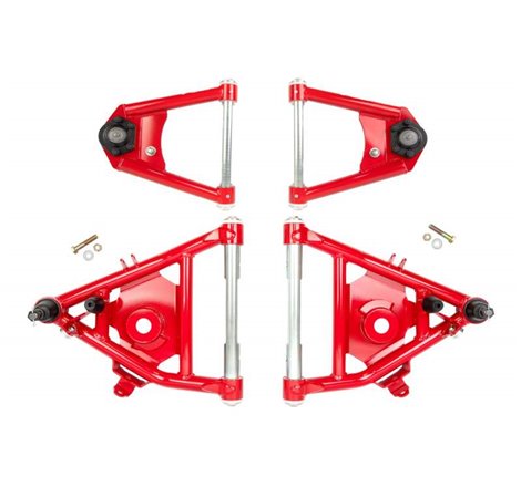 UMI Performance 73-87 GM C10 Street Performance A-Arm Kit - Red