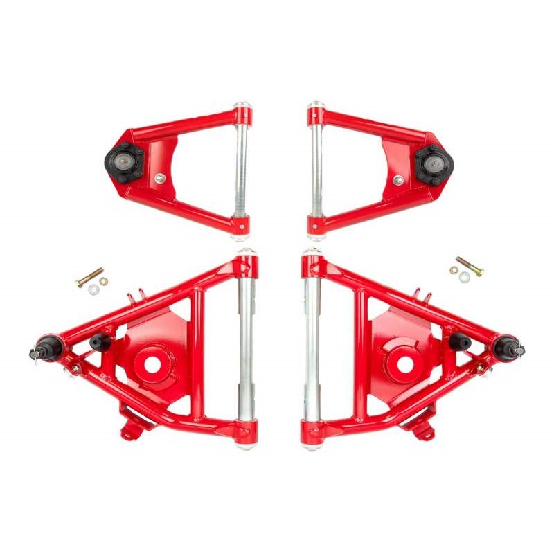 UMI Performance 73-87 GM C10 Street Performance A-Arm Kit - Red